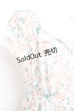 画像5: axes femme / ブルーミングローズ柄ワンピース F ピンク Y-26-02-19-108-AX-OP-SZ-ZY