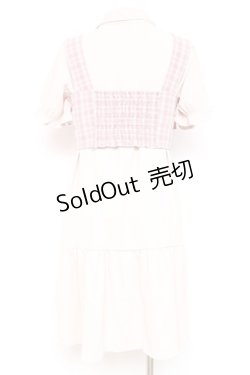 画像2: axes femme POETIQUE / ビスチェ付ティアードミニワンピース M ピンク Y-26-02-19-110-AX-OP-SZ-ZY