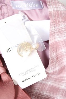 画像4: axes femme POETIQUE / ビスチェ付ティアードミニワンピース M ピンク Y-26-02-19-110-AX-OP-SZ-ZY