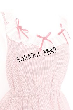 画像3: axes femme / ローズリボンチェックワンピース F 赤 Y-26-02-19-113-AX-OP-SZ-ZY