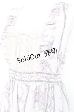 画像3: axes femme / 薔薇ストライプロングワンピース  ラベンダー Y-26-02-19-122-AX-OP-SZ-ZY