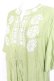 画像3: axes femme / 刺繍スキッパーマキシワンピース  イエローグリーン Y-26-02-19-126-AX-BL-SZ-ZY (3)