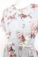画像3: axes femme POETIQUE / 花柄スカラップ襟半袖ワンピース Ｍ サックス Y-26-02-19-130-AX-OP-SZ-ZY (3)