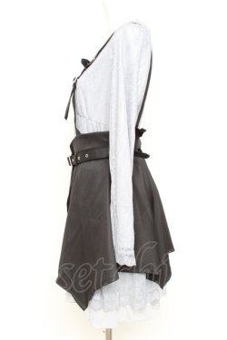 画像2: axes femme POETIQUE / ハーネスベルト付レースワンピース M ブルーグレー Y-26-02-19-132-AX-OP-SZ-ZY