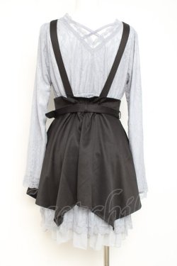 画像3: axes femme POETIQUE / ハーネスベルト付レースワンピース M ブルーグレー Y-26-02-19-132-AX-OP-SZ-ZY