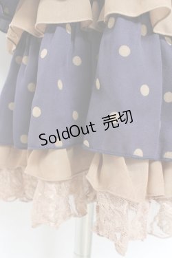 画像5: axes femme / ドット柄ワンピース M 紺 Y-26-02-19-136-AX-OP-SZ-ZY