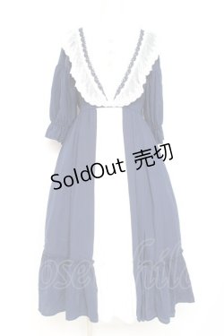 画像1: axes femme kawaii / マリアンヌワンピース M 紺 Y-26-02-19-137-AX-OP-SZ-ZY