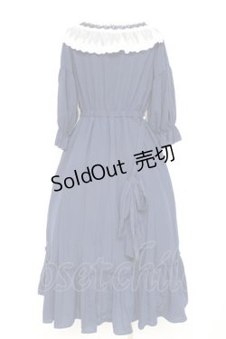 画像2: axes femme kawaii / マリアンヌワンピース M 紺 Y-26-02-19-137-AX-OP-SZ-ZY