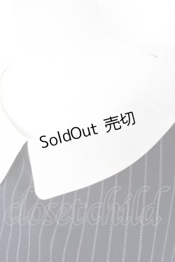 画像4: axes femme / 七分袖サックワンピース M 紺 Y-26-02-19-139-AX-OP-SZ-ZY