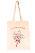 F i.n.t / ローズブーケ刺繍別珍トートバッグ F ベージュ Y-26-02-19-014-CA-BG-SZ-ZY