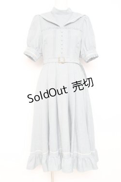 画像1: Kurumi Collaboration / マリンアカデミアワンピース M サックス Y-26-02-19-150-LO-OP-SZ-ZY