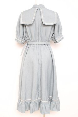 画像2: Kurumi Collaboration / マリンアカデミアワンピース M サックス Y-26-02-19-150-LO-OP-SZ-ZY