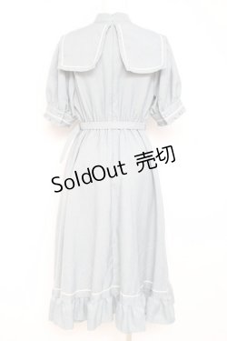 画像2: Kurumi Collaboration / マリンアカデミアワンピース M サックス Y-26-02-19-150-LO-OP-SZ-ZY