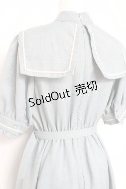 画像3: Kurumi Collaboration / マリンアカデミアワンピース M サックス Y-26-02-19-150-LO-OP-SZ-ZY