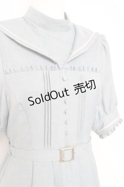 画像4: Kurumi Collaboration / マリンアカデミアワンピース M サックス Y-26-02-19-150-LO-OP-SZ-ZY