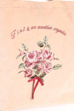 画像3: F i.n.t / ローズブーケ刺繍別珍トートバッグ F ベージュ Y-26-02-19-014-CA-BG-SZ-ZY