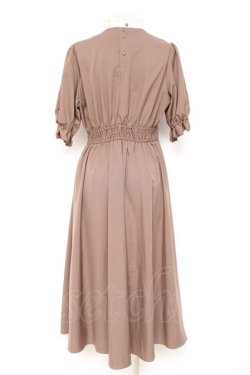 画像2: m petit by misako / ナシジムジキリカエワンピース M 茶 Y-26-02-19-151-LO-OP-SZ-ZY