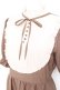 画像3: m petit by misako / ナシジムジキリカエワンピース M 茶 Y-26-02-19-151-LO-OP-SZ-ZY (3)