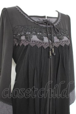 画像4: Rozen Kavalier / レイヤード風切替ワンピース  黒 Y-26-02-19-159-OO-OP-SZ-ZY