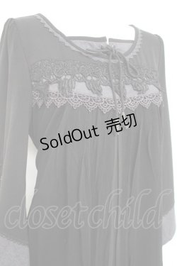 画像4: Rozen Kavalier / レイヤード風切替ワンピース  黒 Y-26-02-19-159-OO-OP-SZ-ZY