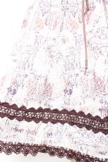 画像4: OZZ ANGELO / レース装飾刺繍ワンピース  ワイン Y-26-02-19-162-OO-OP-SZ-ZI (4)