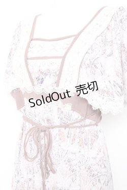 画像3: OZZ ANGELO / レース装飾刺繍ワンピース  モーブピンク Y-26-02-19-163-OO-OP-SZ-ZY