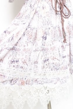 画像4: OZZ ANGELO / レース装飾刺繍ワンピース  モーブピンク Y-26-02-19-163-OO-OP-SZ-ZY