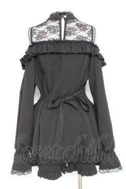 画像2: NoGenki / オフショルビジューブローチセットアップ XL 黒 Y-26-02-19-166-LO-OP-SZ-ZY