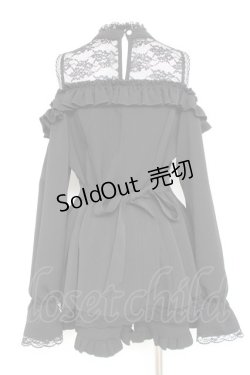 画像2: NoGenki / オフショルビジューブローチセットアップ XL 黒 Y-26-02-19-166-LO-OP-SZ-ZY