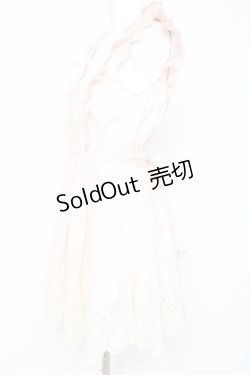 画像2: LIZ LISA / 刺繍スカラップワンピース 0 ピンク Y-26-02-19-172-LO-OP-SZ-ZY