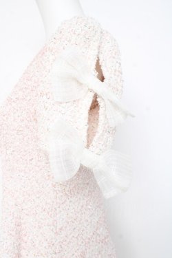 画像3: Swankiss / 裾ビジューツイードワンピース F ピンク Y-26-02-19-174-CA-OP-SZ-ZY