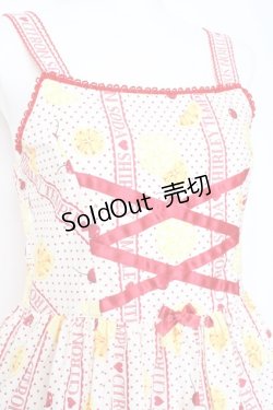 画像3: Shirley Temple / シトラスソーダジャンパースカート  シロ×アカ Y-26-02-19-175-ET-OP-SZ-ZY