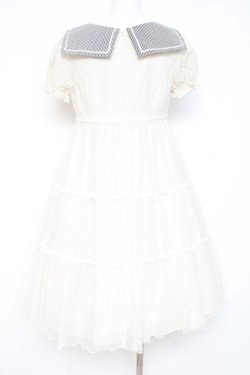 画像2: Emily Temple cute / ストライプカラーセーラーワンピース  生成り Y-26-02-19-176-ET-OP-SZ-ZY