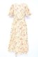 画像1: KETTY / フラワー柄ワンピース M イエロー Y-26-02-19-177-EL-OP-SZ-ZY (1)