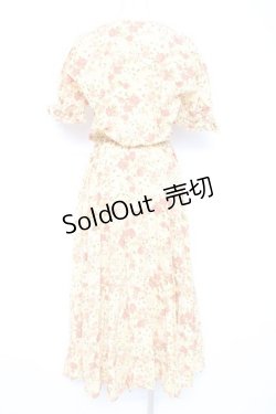 画像2: KETTY / フラワー柄ワンピース M イエロー Y-26-02-19-177-EL-OP-SZ-ZY