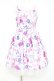 画像1: Angelic Pretty / Girly Stickerジャンパースカート  白 Y-26-02-19-178-AP-OP-SZ-ZY (1)