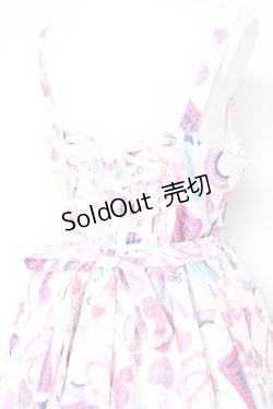 画像3: Angelic Pretty / Girly Stickerジャンパースカート  白 Y-26-02-19-178-AP-OP-SZ-ZY