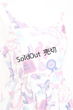 画像4: Angelic Pretty / Girly Stickerジャンパースカート  白 Y-26-02-19-178-AP-OP-SZ-ZY