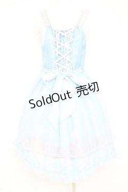 画像2: BABY, THE STARS SHINE BRIGHT / Le ciel etoile 〜夜空のおくりもの〜brillanteジャンパースカート  サックス Y-26-02-19-179-BA-OP-SZ-ZY