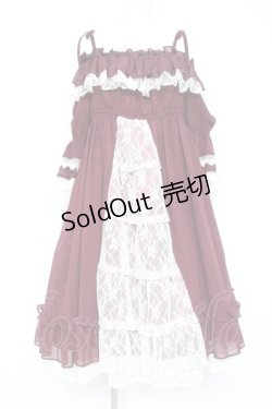 画像1: ALICE and the PIRATES / コーディリアワンピース  ワイン Y-26-02-19-180-PA-OP-SZ-ZY