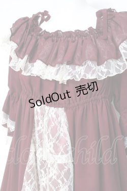 画像5: ALICE and the PIRATES / コーディリアワンピース  ワイン Y-26-02-19-180-PA-OP-SZ-ZY