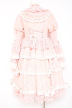 画像2: Hoshibako Works / シャルロット デコラティヴワンピース  ピンク Y-26-02-19-181-LO-OP-SZ-ZY