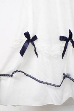 画像3: axes femme POETIQUE / マリンチュールリボンスカート M 白 Y-26-02-19-183-AX-SK-SZ-ZY