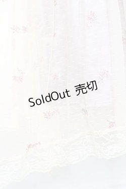 画像3: axes femme / 小花刺繍イレヘムスカート M ラベンダー Y-26-02-19-184-AX-SK-SZ-ZY