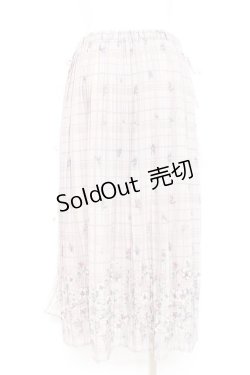 画像3: axes femme / サイドリボンプリーツスカート M 淡ピンク Y-26-02-19-185-AX-SK-SZ-ZY