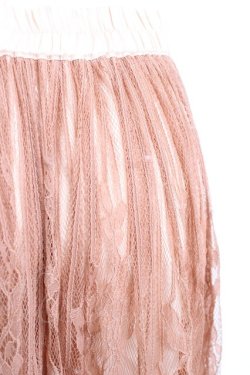 画像3: axes femme / レースサーキュラースカート M 淡ピンク Y-26-02-19-186-AX-SK-SZ-ZY