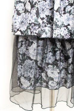 画像3: axes femme / フルールPTティアードスカート F 黒 Y-26-02-19-188-AX-SK-SZ-ZY