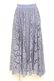 画像1: axes femme / レースサーキュラースカート M ブルー Y-26-02-19-191-AX-SK-SZ-ZY (1)