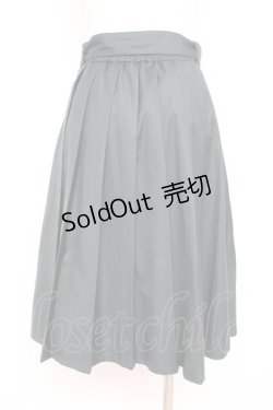 画像2: F i.n.t / 太ベルト付きレトロプリーツスカート F グリーン Y-26-02-19-196-CA-SK-SZ-ZI