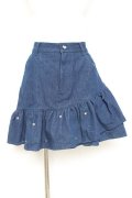 Ank Rouge / ハートスタッズデニムスカート M インディゴ Y-26-02-19-198-CA-SK-SZ-ZY